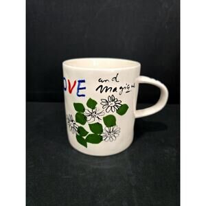 Anthropologie Love And Magique - Hotel Magique 16oz Floral Mug Cup - NEW